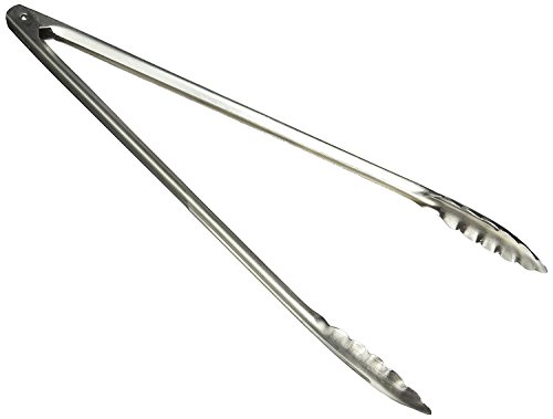 Product Cover Winco UT-16 Coiled Spring Heavyweight Stainless Steel Utility Tong, 16-Inch (Set of 2)
