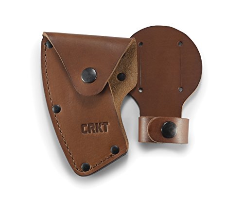 Product Cover CRKT Freyr Axe Sheath: Full Grained Leather, Multiple Snaps, Belt Loops for Secure Carry of Axe, for Use with CRKT 2746 D2746