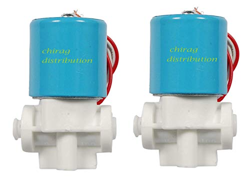 Product Cover CHIRAG DISTRIBUTION Polycarbonate Solenoid Valve 24V SV for RO Water Filters -Pack of 2