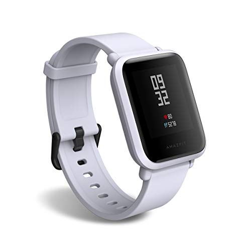 Product Cover Amazfit BIP smartwatch by Huami with all-day heart rate and activity tracking, sleep monitoring, GPS, 30-day battery life, Bluetooth (White Cloud)