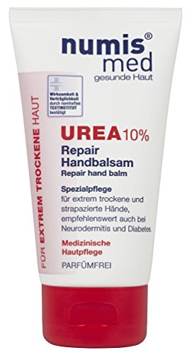 Product Cover Urea 10% Hand Repair Balm with Shea Butter for Extremely Dry & Sensitive skin Vegan Soap Free Paraben Free Imported from Germany Hydrates & Protects Irritated Sensitive Skin by Numis Med