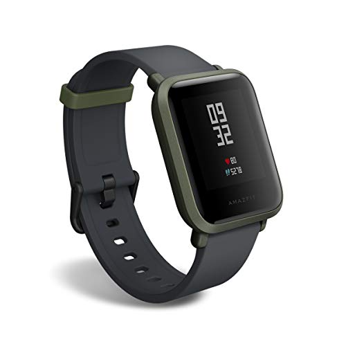 Product Cover Amazfit BIP smartwatch by Huami with all-day heart rate and activity tracking, sleep monitoring, GPS, 30-day battery life, Bluetooth (Green)