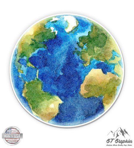 Product Cover GT Graphics Planet Earth Beautiful Watercolor - 3