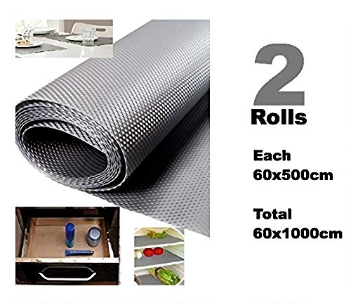 Product Cover Bulfyss Multi-purpose Textured Strong Anti-Slip EVA Mat , Grey, 60x1000 cm - Set of 2