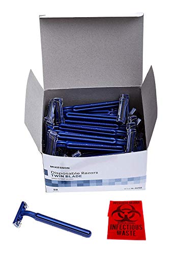Product Cover 100 Disposable Twin Blade Razors at Bottom Pricing