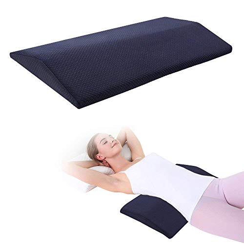 Product Cover Lumbar Support Pillow for Sleeping,Memory Foam Lumbar Sleeping Bed Pillow for Lower Back Pain,Hip,Knee,Sciatica,Pregnancy Support Pillow for Side&Bed Sleeper with Washable Cover