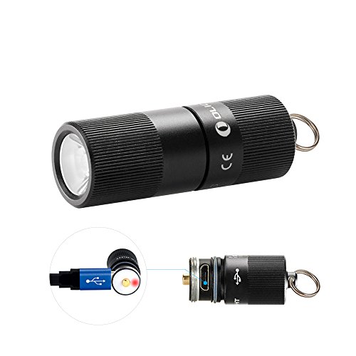 Product Cover Olight I1R EOS 130 Lumen Tiny Rechargeable LED Keychain Light with Built-in battery and USB cable