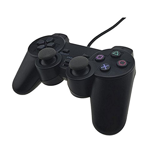 Product Cover Finera Wired Controller Replacement Compatible with Sony PS2/Playstation2 Dual Shock Console Video Game