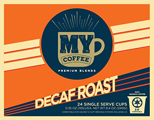 Product Cover My Coffee Single Serve Coffee Pods, Decaf Dark Roast, 100 Count