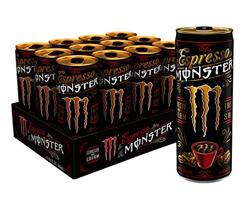 Product Cover Monster Energy Espresso & Cream, Espresso Energy Drink, 8.4 Ounce (Pack of 12)