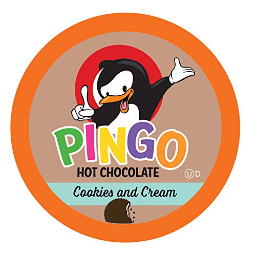 Product Cover Pingo Single-Cup Hot Cocoa for Keurig K-Cup Brewers, Cookies and Cream, 40 Count