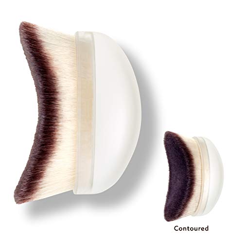 Product Cover Handcrafted Highlighting, Contouring & Buffing Palm Brush for Face & Body - UNDONE BEAUTY Seamless Brush. For Cream & Powder Foundation, Bronzer & Blush. Soft & Durable Bristles. Vegan & Cruelty Free.