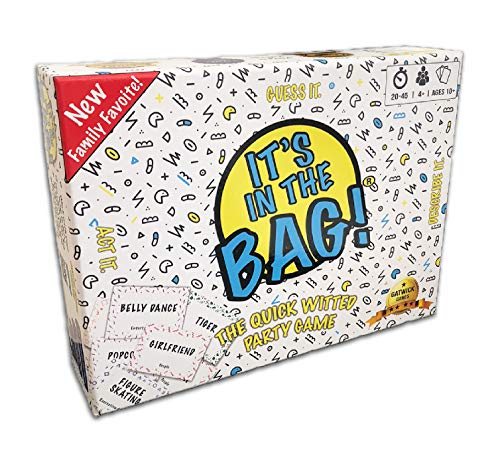 Product Cover It's in The Bag! - Newest Game for Family for Adults! for Parties! Laugh Out Loud in This Game of Teamwork. Describe, Guess & Charades! 4-20 Players