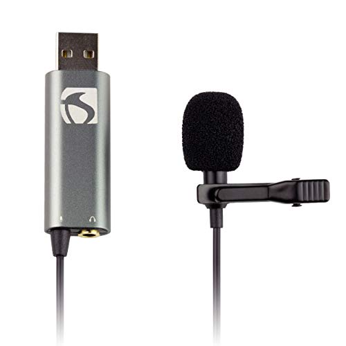 Product Cover Industry Standard Sound ISSLM420 Omni-Directional Premium USB Lapel Microphone LM420