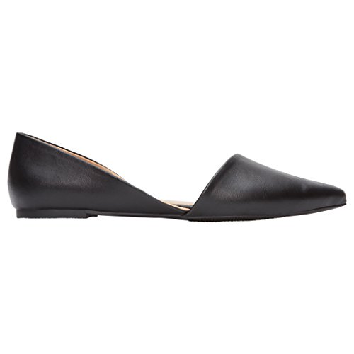 Product Cover Rohb by Joyce Azria Provence D'Orsay Pointy Toe Flat (Black Pu) Size 9