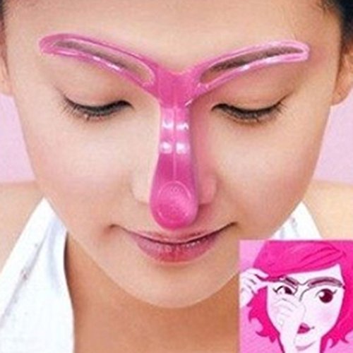Product Cover BIHUA- 1Pc Eyebrow Shaping StencilS Eye Brow Guide Template Kit Makeup DIY Tool