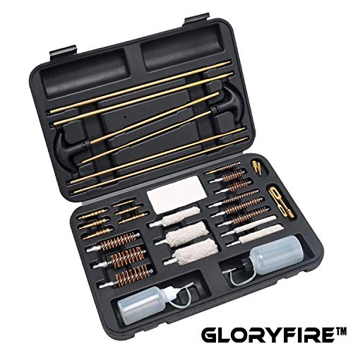 Product Cover GLORYFIRE Universal Gun Cleaning Kit Hunting Handgun Shotgun and Rifle Cleaning Kit for All Guns with Travel Size Case