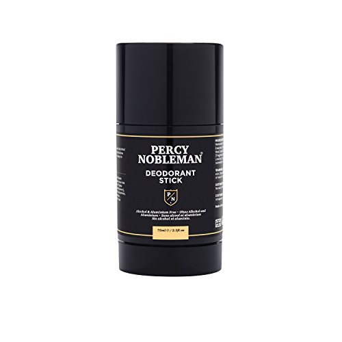 Product Cover Percy Nobleman Natural Deodorant Stick - Signature Scented Men's Deodorant with Aloe Vera and Witch Hazel Blend. Aluminium Free 75ml