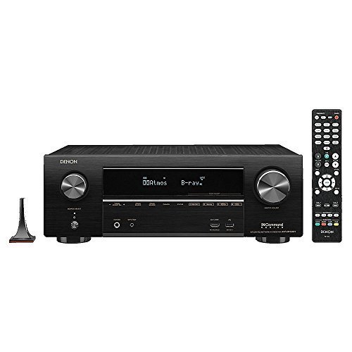 Product Cover Denon AVR-X1500H Receiver - HDR10, 3D videos | 7.2 Channel (80W per channel) 4K Ultra HD Video | Dolby Surround Sound | (Discontinued by Manufacturer)
