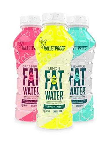 Product Cover Bulletproof FATwater, Sugar-free Ketogenic Brain Octane and B Vitamins, Drink Fat Power Up (Variety Pack)