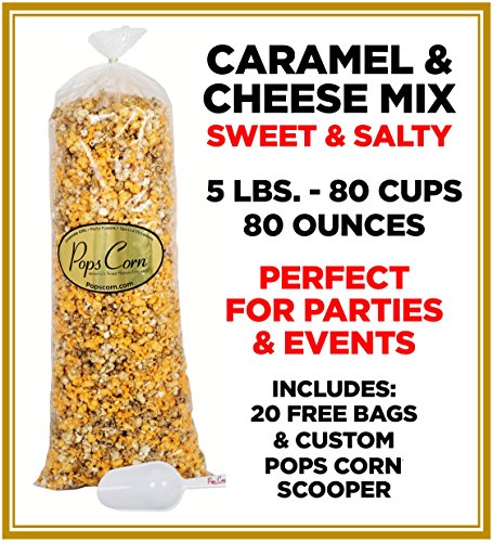 Product Cover Gourmet Caramel Popcorn & Cheese Popcorn Mix-Sweet & Salty-Chicago Mix-
