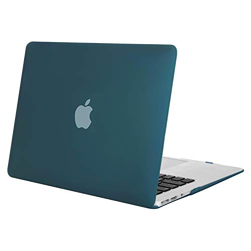 Product Cover MOSISO MacBook Air 13 inch Case (Models: A1369 & A1466, Older Version 2010-2017 Release), Plastic Hard Shell Case Cover Only Compatible with MacBook Air 13 inch, Deep Teal
