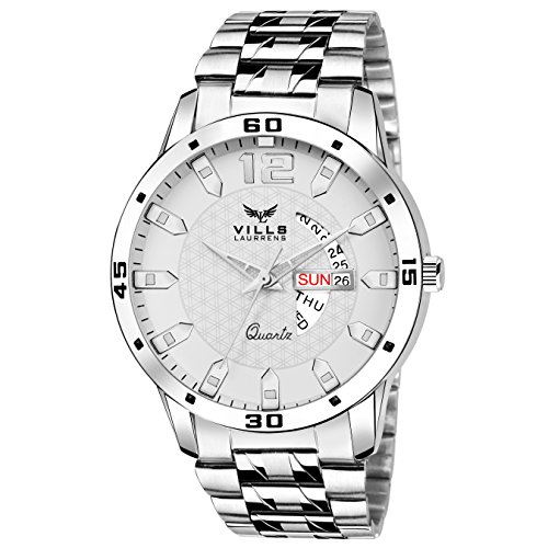 Product Cover Vills Laurrens Analogue White Dial Day and Date Series Men's Watch