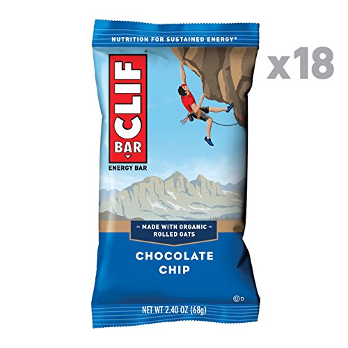 Product Cover CLIF BAR - Energy Bars - Chocolate Chip - (2.4 Ounce Protein Bars, 18 Count)