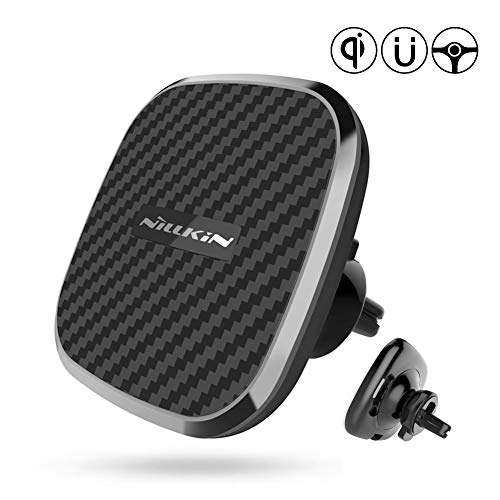 Product Cover Wireless Car Charger Mount,10W Qi Fast Charging Car Charger Magnetic Air Vent Phone Holder Compatible for iPhone 11/11 Pro/Xs Max/XR/X/8 Plus, Samsung Galaxy S10/S10+/Note10/9/S9/S9+/S8/S8+ and More