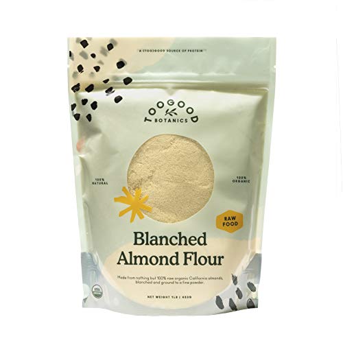 Product Cover Organic Blanched Almond Flour, Extra Fine, non-GMO, Naturally Harvested, Gluten-free (1 pound/454 grams)[Certified Organic]