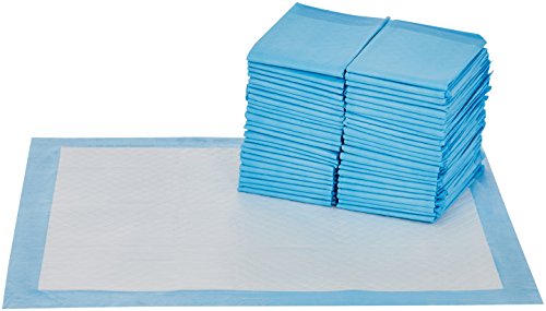Product Cover AmazonBasics Heavy Duty Extra Large Pet Dog and Puppy Training Pads, 28 x 34 (Pack of 50)