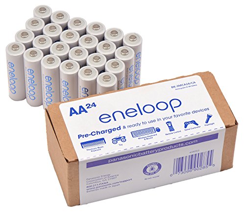 Product Cover Panasonic BK-3MCA24/CA eneloop AA 2100 Cycle Ni-MH Pre-Charged Rechargeable Batteries 24 Pack