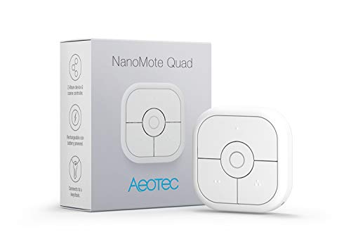 Product Cover Aeotec NanoMote Quad, Z-Wave Plus S2 remote control, 8 scenes, Rechargeable, MiniMote 2