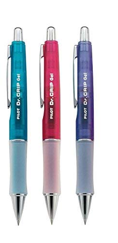 Product Cover Pilot Dr. Grip Roller Ball Retractable Pen, Gel Ink, Bright Grip Bundle (Neon Bundle)