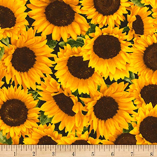 Product Cover Timeless Treasures Sunflower Farm Packed Fabric by The Yard
