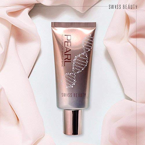 Product Cover Swiss Beauty Liquid Pearl Illuminator Makeup Base, Silver Pink, 35g