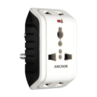 Product Cover Anchor Universal Multi Plug Adaptor with Indicator - Pack of 2