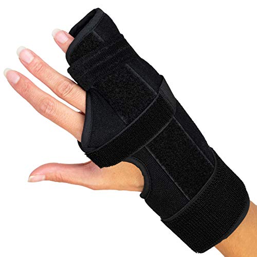 Product Cover Boxer Splint (Right)- Small Metacarpal Splint for Boxer's Fracture, 4th or 5th Finger Break, All Sizes Available, Left or Right, by American Heritage Industries ...