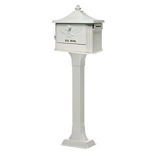 Product Cover Gibraltar Mailboxes HEK00W01 Hemingway Security Mailbox, Large, White
