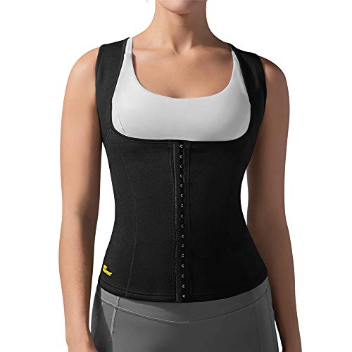 Product Cover HOT SHAPERS Cami Hot Waist Cincher - Slimming Sweat and Workout Vest for Weight Loss - A Thermogenic Sauna Body Suit and Compression Girdle for Women Achieving a Slim Figure (X-Large, Black)