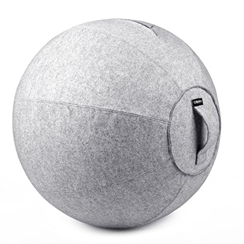 Product Cover Stability Ball Chair for Office - Ergonomic Seating/Labor Birthing Pregnancy/Yoga Balance Stability Exercise Fitness - Felt Cover