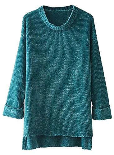 Product Cover Doballa Womem's Soft Chenille Knit Turtleneck Warm Loose Chunky Pullover Sweater Top