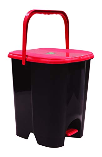 Product Cover Princeware Step in Bin Square Plastic Dust Bin with Lid, 12 litres