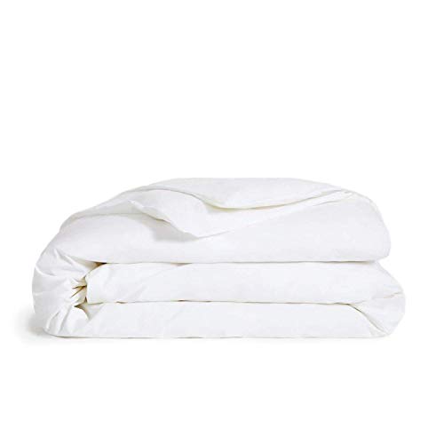 Product Cover Brooklinen Luxe Duvet Cover - Duvet Cover with Extra-Long Corner Ties and Button Closure - 480 Thread Count Cotton Sateen - 100 Percent Long-Staple Cotton - Oeko-TEX Certified - White - Full/Queen