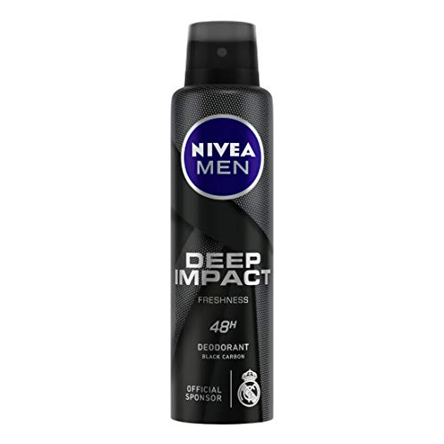 Product Cover Nivea Men Deep Impact Freshness Deodorant Spray - For Men, 150 ml - 5.07