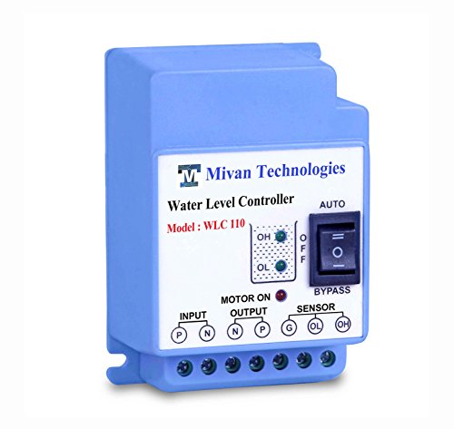 Product Cover Mivan Technologies Fully Automatic Water Level Controller with Water-Level Indicator (Blue)