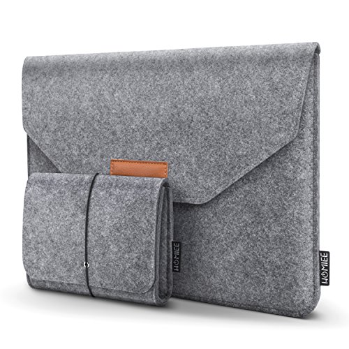 Product Cover HOMIEE MacBook Pro 13 Inch Sleeve Felt Laptop Protective Case for 2016-2018 MacBook Pro, 2017-2018 MacBook Air, 12.9
