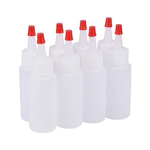 Product Cover PH PandaHall 1oz 24 Pack Plastic Squeeze Bottles with Red Tip Caps for Crafts, Art, Glue, Multi Purpose