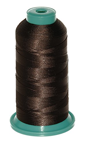 Product Cover Ms Fenda 1800 Yard Elastic Nylon Sewing Thread for Wig Makers (Dark Brown)