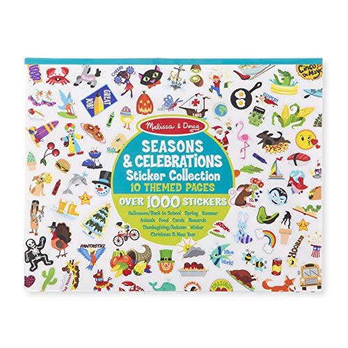 Product Cover Melissa & Doug Sticker Collection Book: 1,000 plus Stickers - Seasons and Celebrations
